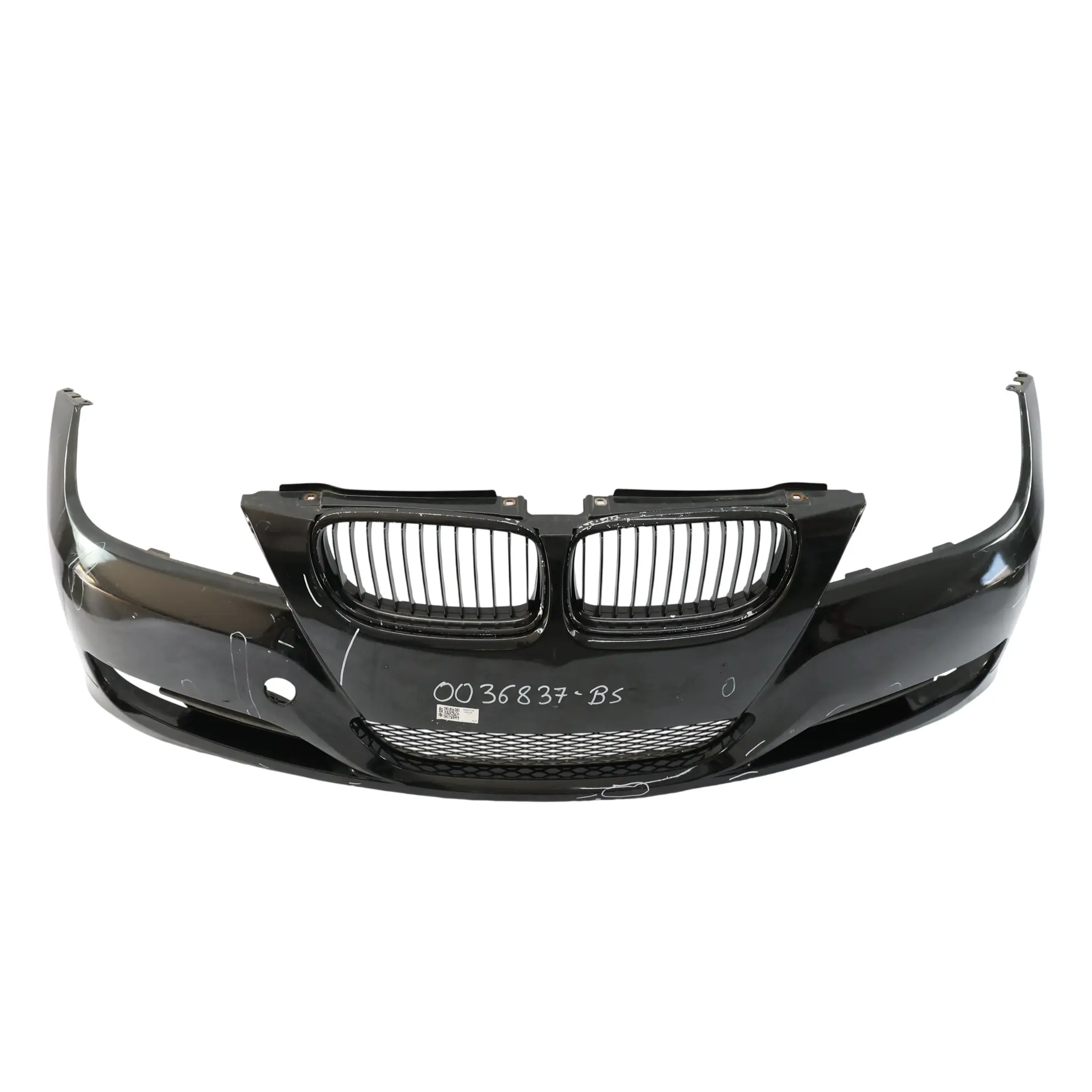 BMW E90 E91 LCI Complete Front Bumper Trim Panel Black Sapphire Metallic - 475