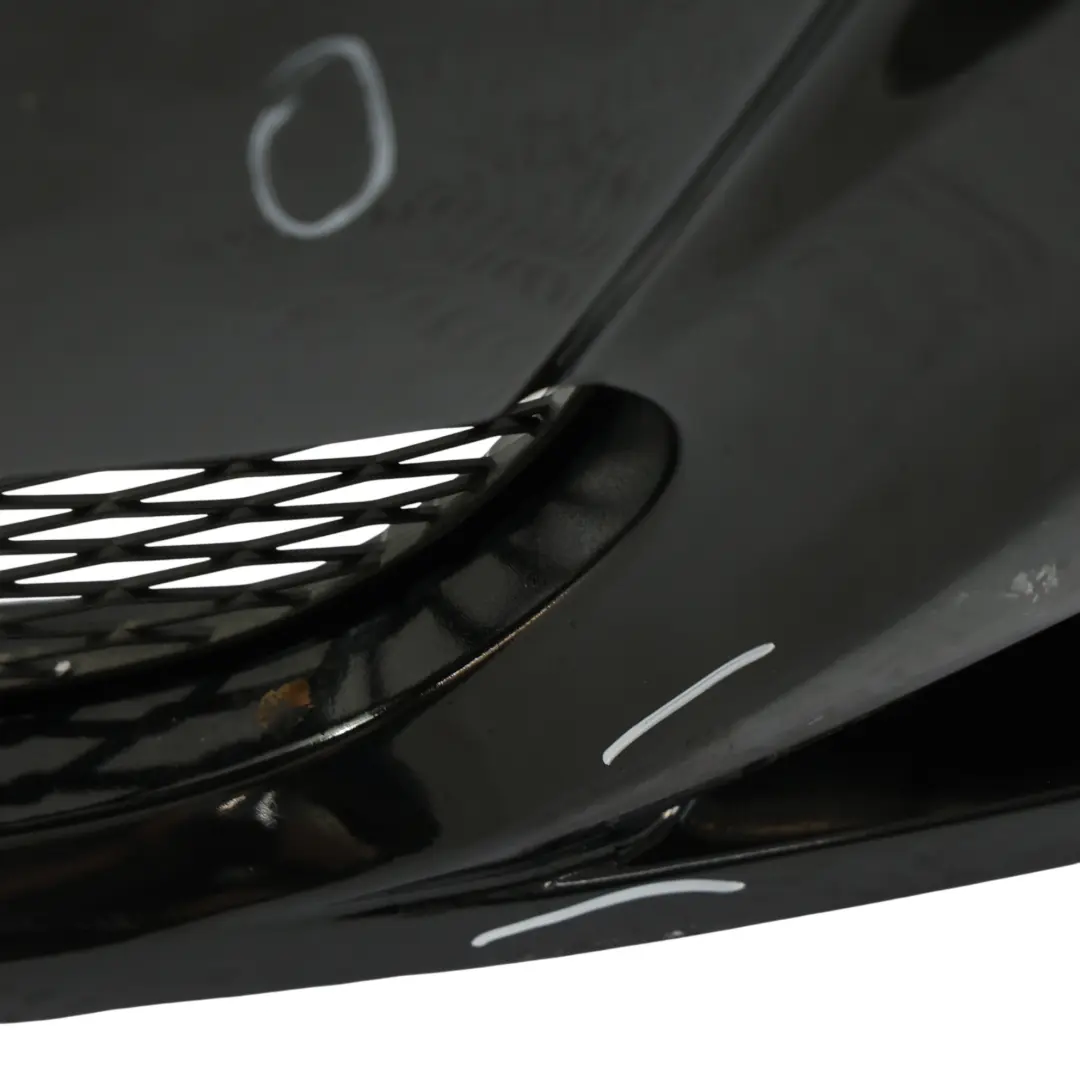 BMW E90 E91 LCI Complete Front Bumper Trim Panel Black Sapphire Metallic - 475 - SKU 0036837-BS - Part number 0036837
