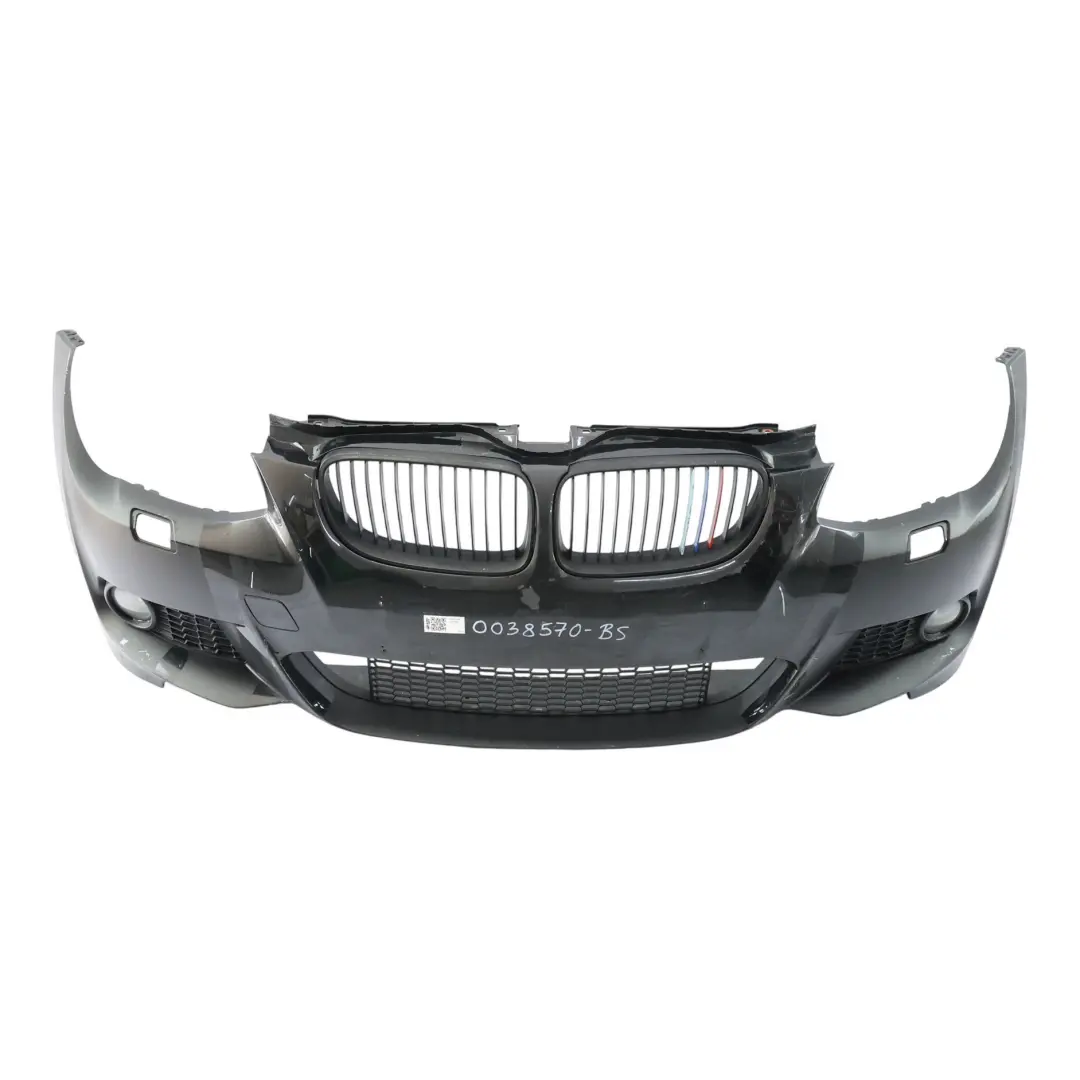 BMW 3 E92 E93 LCI M Sport Front Bumper Trim Panel Black Sapphire - 475 - SKU 0038570-BS - Part number 0038570