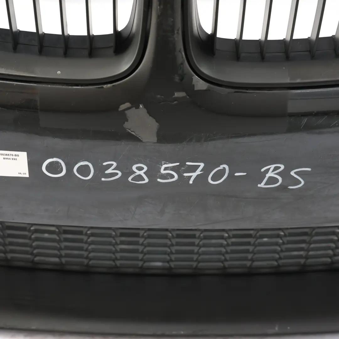 BMW 3 E92 E93 LCI M Sport Front Bumper Trim Panel Black Sapphire - 475 - SKU 0038570-BS - Part number 0038570