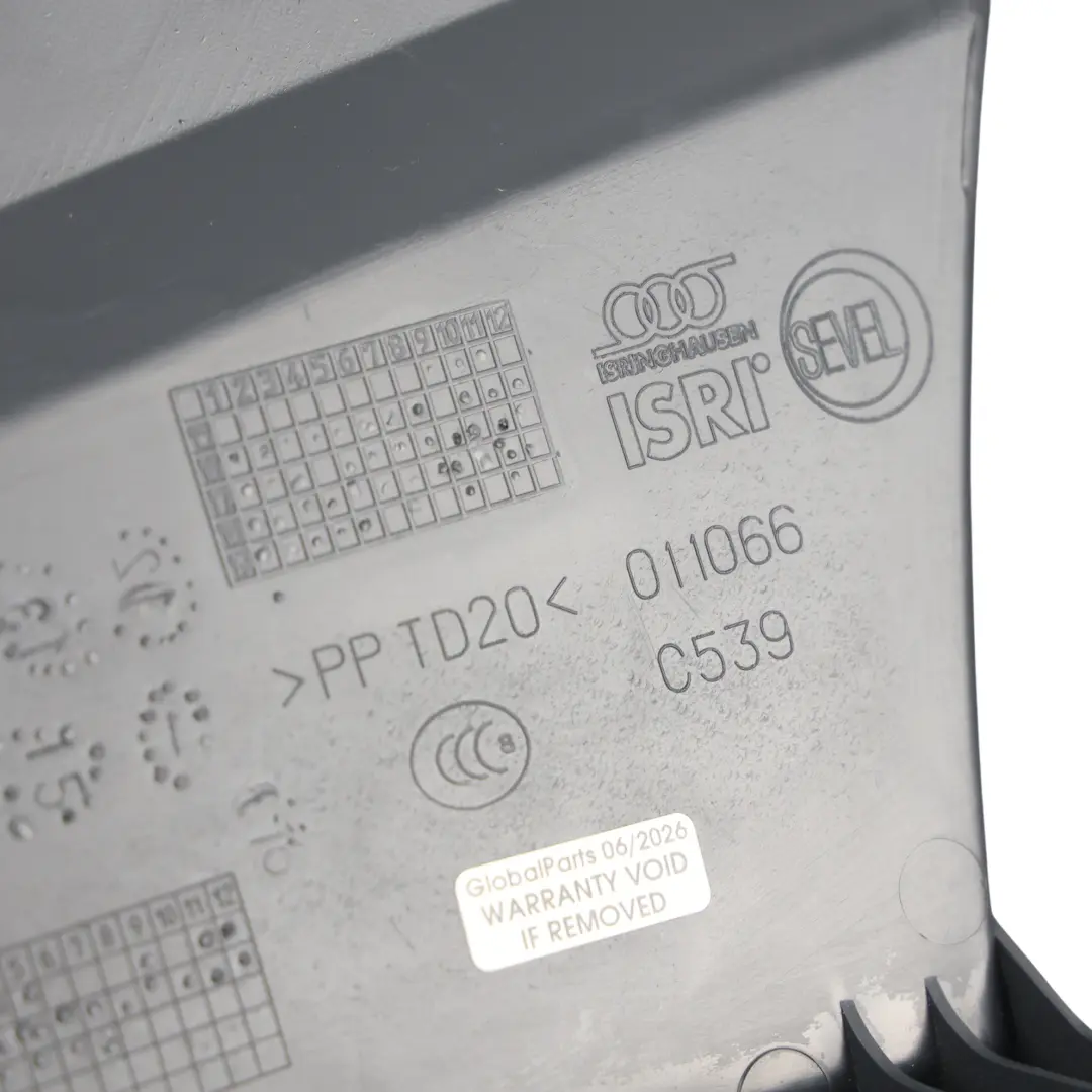 Citroën Relay III Front Seat Cushioning Frame Bracket Plate Driver's Side - SKU RHD-011066 - Part number 011066