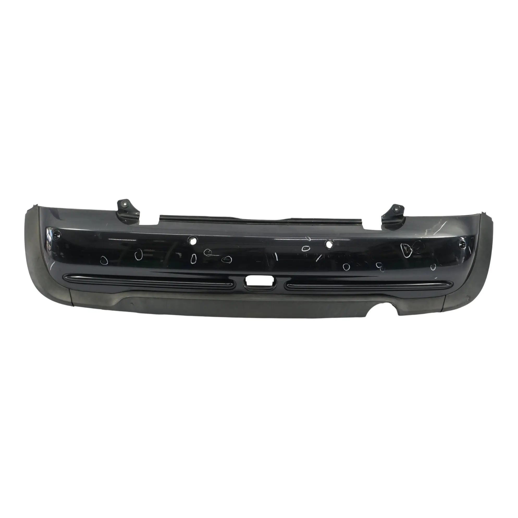 Mini Cooper R52 Verkleidung Stossfänger Hinten PDC Astro Black Metallic - A25