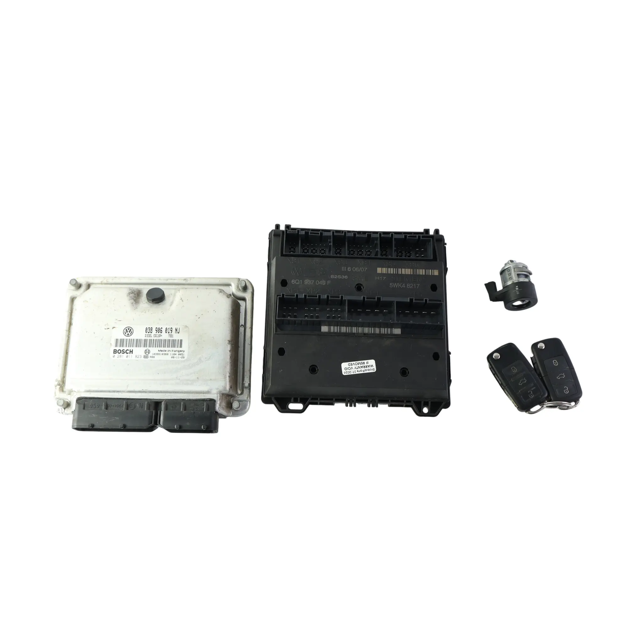 Skoda Fabia Rs 6y ECU Control Motor 130HP BLT 1.9 Diesel 038906019NJ Manual