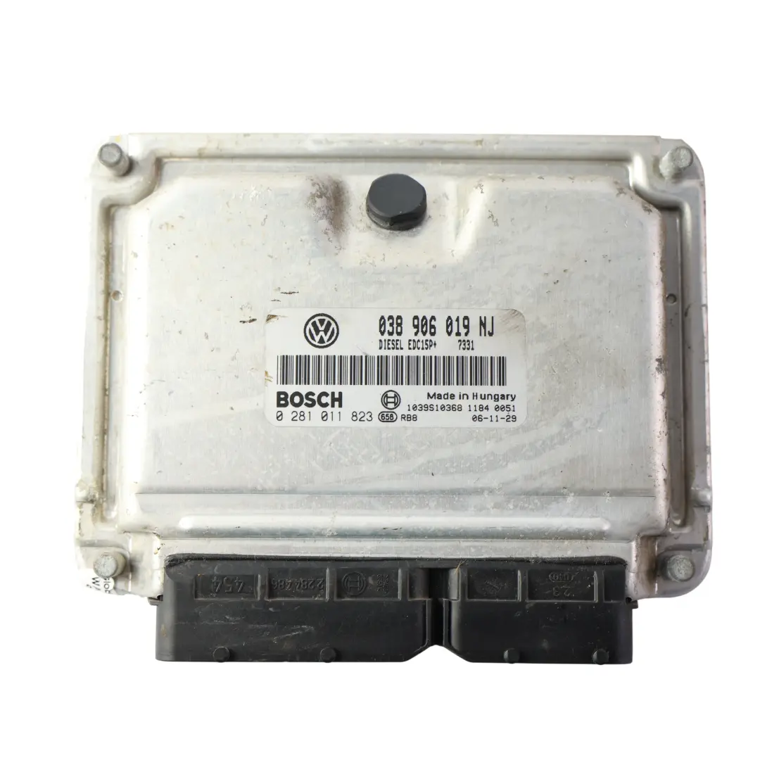 Skoda Fabia Rs 6y Engine Control ECU 130HP BLT 1.9 Diesel Manual Set - SKU 038906019NJ-2 - Part number 038906019NJ