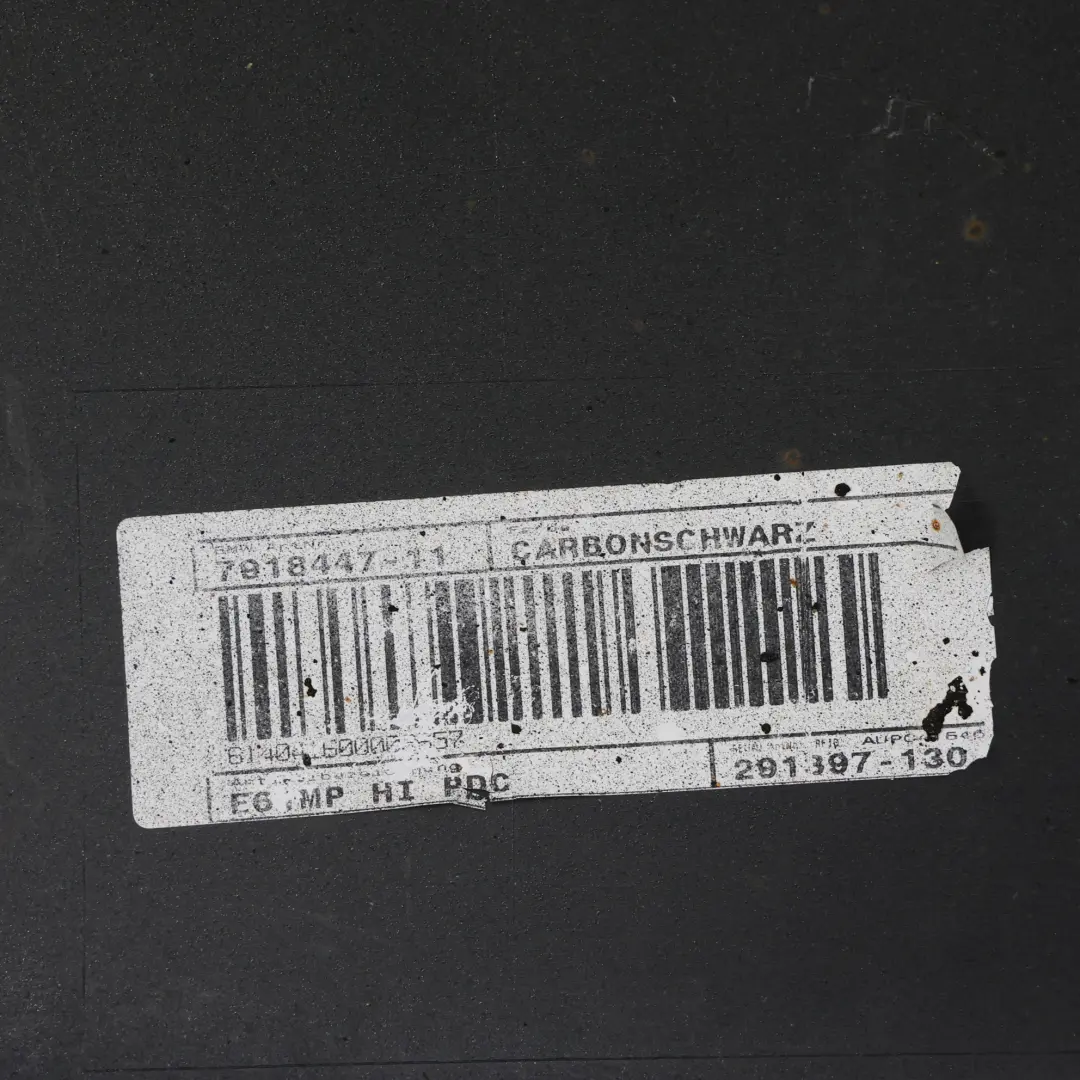Bumper Panel PDC Carbonschwarz Black to BMW 5 Series E61 Touring M Sport Rear with Part number 0394703 BMW 5 Series E61 Touring M Sport Rear Bumper Panel PDC Carbonschwarz Black - SKU 0394703-CAR - Part number 0394703