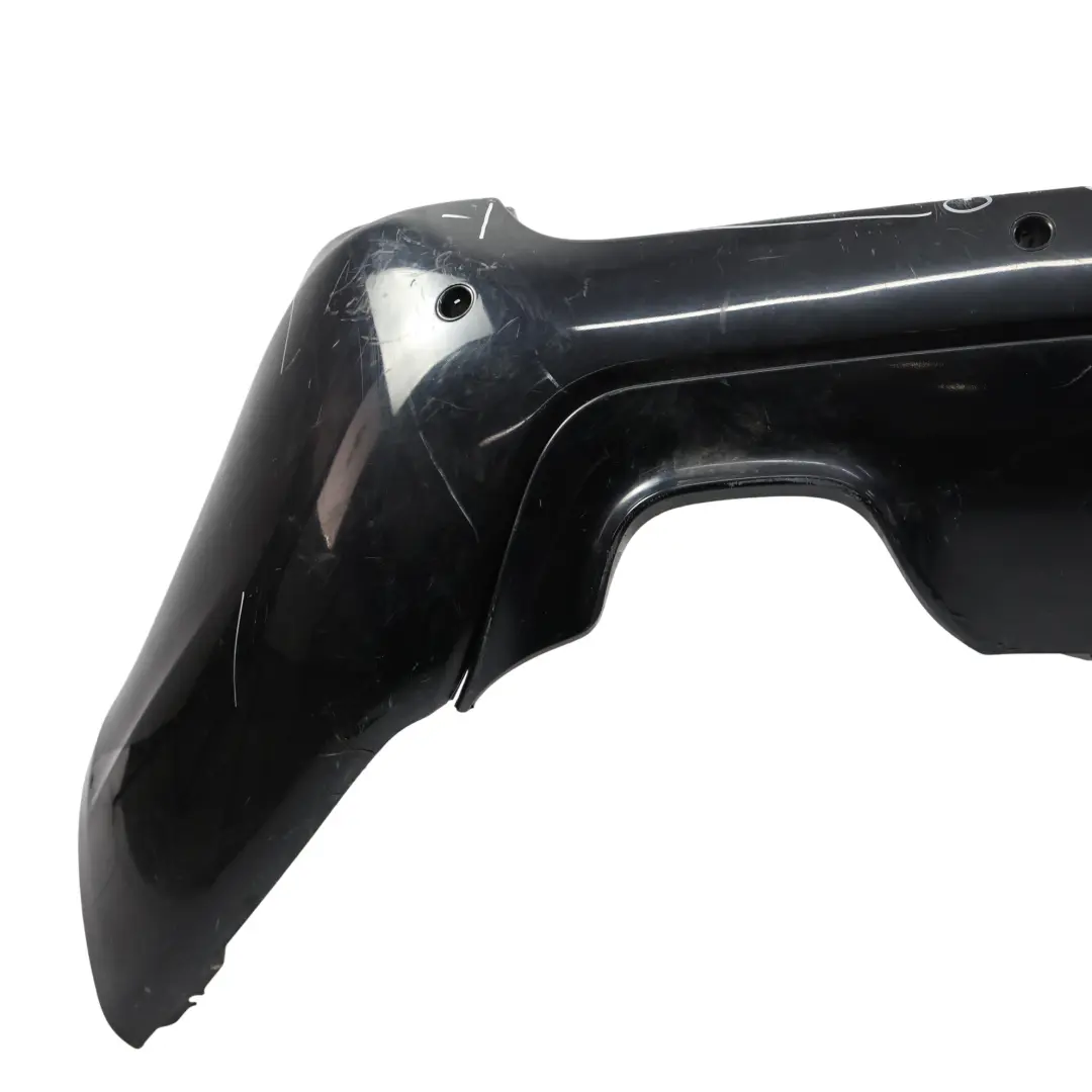 BMW 5 Series E61 Touring M Sport Rear Bumper Panel PDC Carbonschwarz Black - SKU 0394703-CAR - Part number 0394703