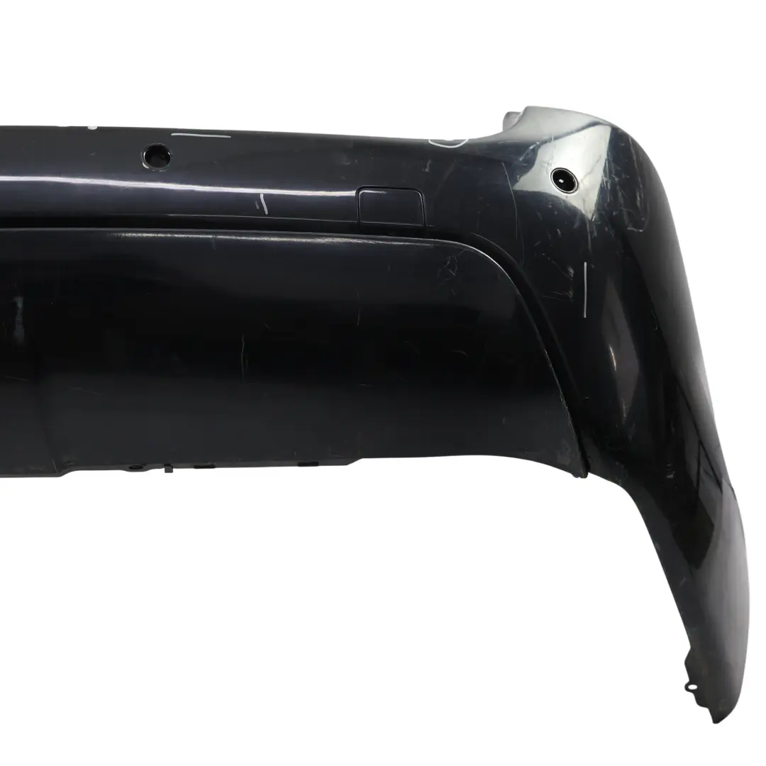 BMW 5 Series E61 Touring M Sport Rear Bumper Panel PDC Carbonschwarz Black - SKU 0394703-CAR - Part number 0394703