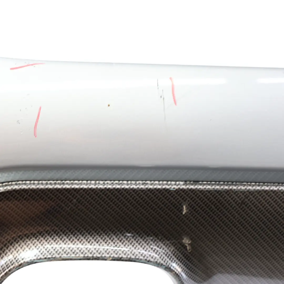 BMW E61 Touring M Sport Rear Bumper Panel PDC Silbergrau Silver Grey - A08 - SKU 0394703-SBG - Part number 0394703