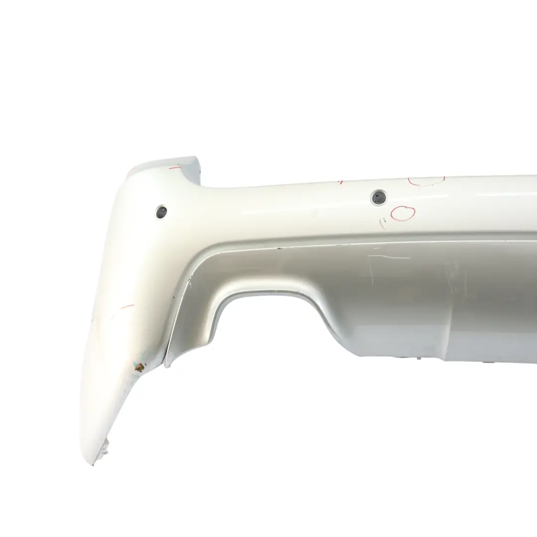 Bumper Panel Touring M Sport PDC Titansilber Silver Metallic - 354 to BMW E61 Rear with Part number 0394703 BMW E61 Rear Bumper Panel Touring M Sport PDC Titansilber Silver Metallic - 354 - SKU 0394703-TS - Part number 0394703