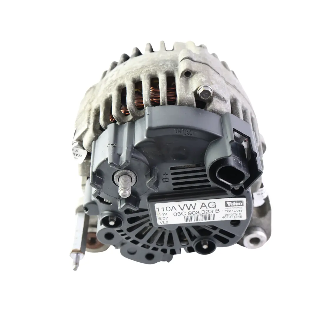 Audi A1 8X A3 8P VW Passat B7 Alternatore Generatore 2.0 TDI - SKU 03C903023B - Numero di parte 03C903023B