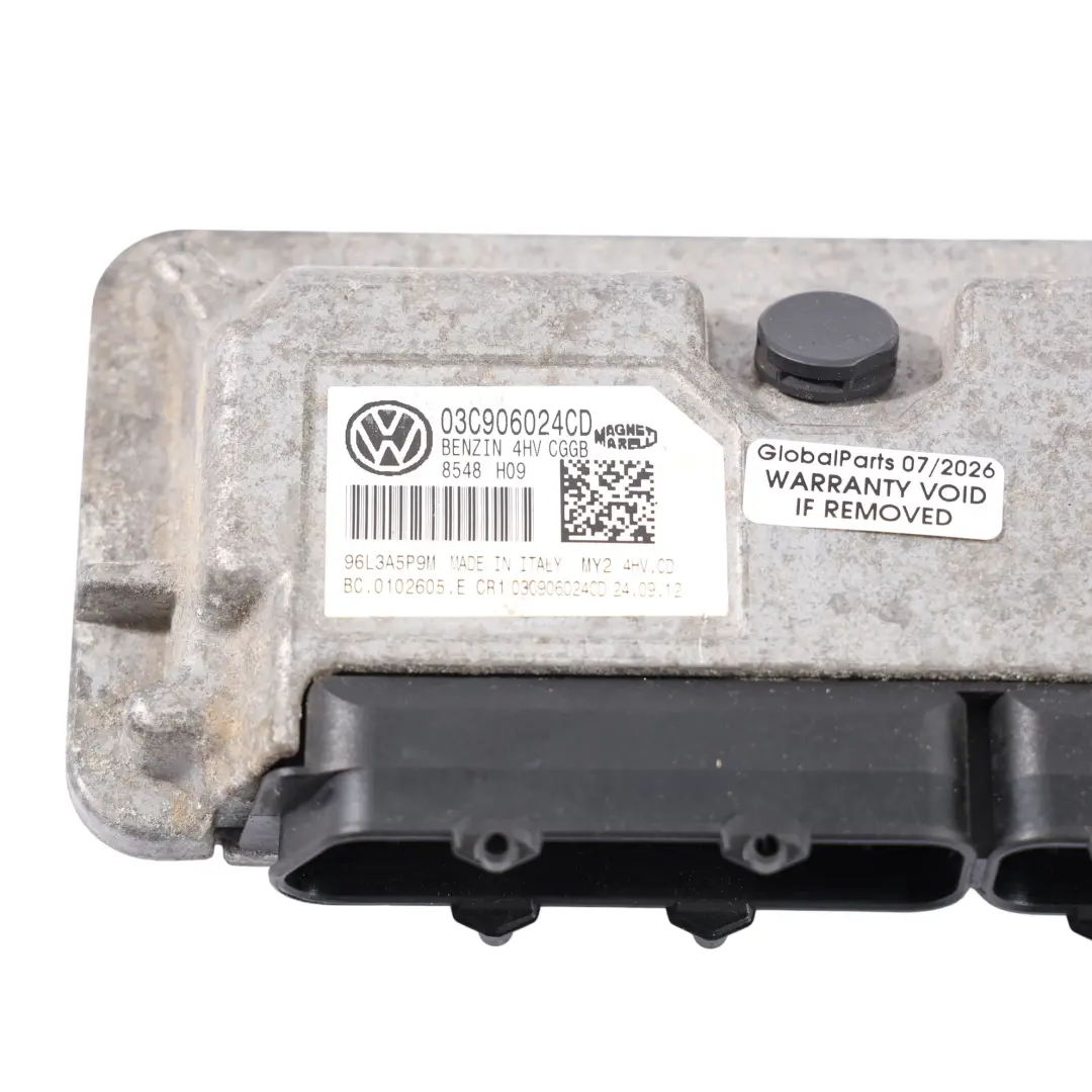 6j Mk4 1.4 CGGB 85HP Engine Control Unit ECU Manual to Seat Ibiza with Part number 03C906024CD Seat Ibiza 6j Mk4 1.4 CGGB 85HP Engine Control Unit ECU Manual - SKU 03C906024CD - Part number 03C906024CD