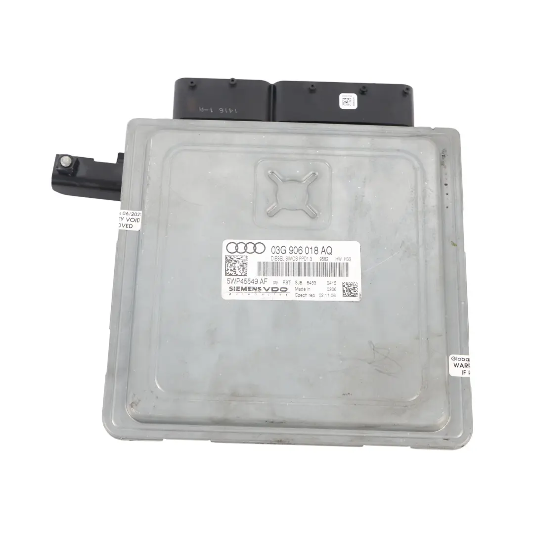 Motorsteuergerät Modul ECU 170HP 2.0 TDI BRD Manuell für Audi A4 B7 mit Teilenummer 03G906018AQ Audi A4 B7 Motorsteuergerät Modul ECU 170HP 2.0 TDI BRD Manuell - SKU 03G906018AQ-1 - Teilenummer 03G906018AQ