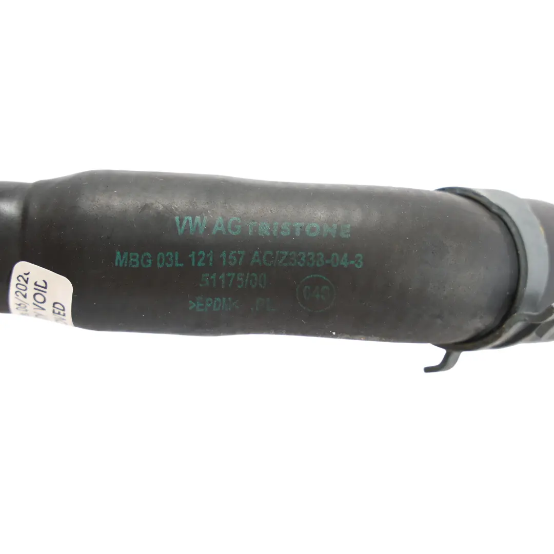 Audi A4 B8 A5 8T Water Coolant Pipe Hose Line 2.0 TDI - SKU 03L121157AC - Part number 03L121157AC