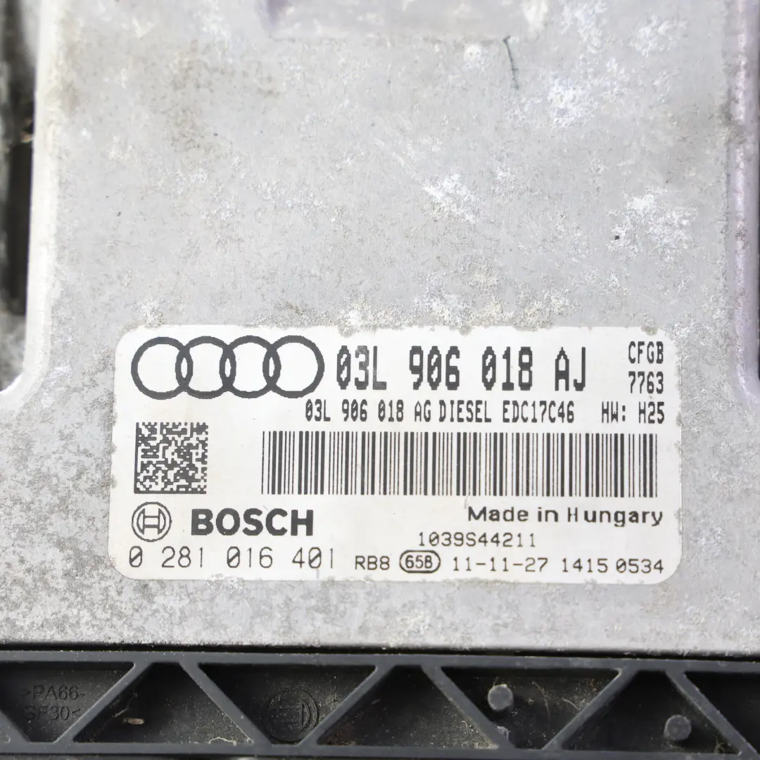 170HP CFGB Motor Steuergerät ECU Manuell für Audi A3 8P 2.0 TDI mit Teilenummer 03L906018AJ Audi A3 8P 2.0 TDI 170HP CFGB Motor Steuergerät ECU Manuell - SKU 03L906018AJ-2 - Teilenummer 03L906018AJ