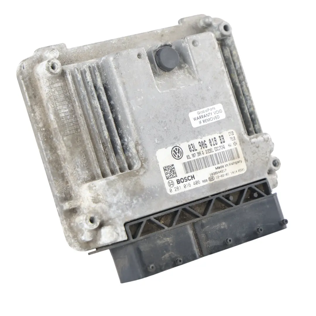 Volkswagen Golf GTD Mk6 2.0 TDI CFGB Engine Control ECU Manual - SKU 03L906018BB - Part number 03L906018BB
