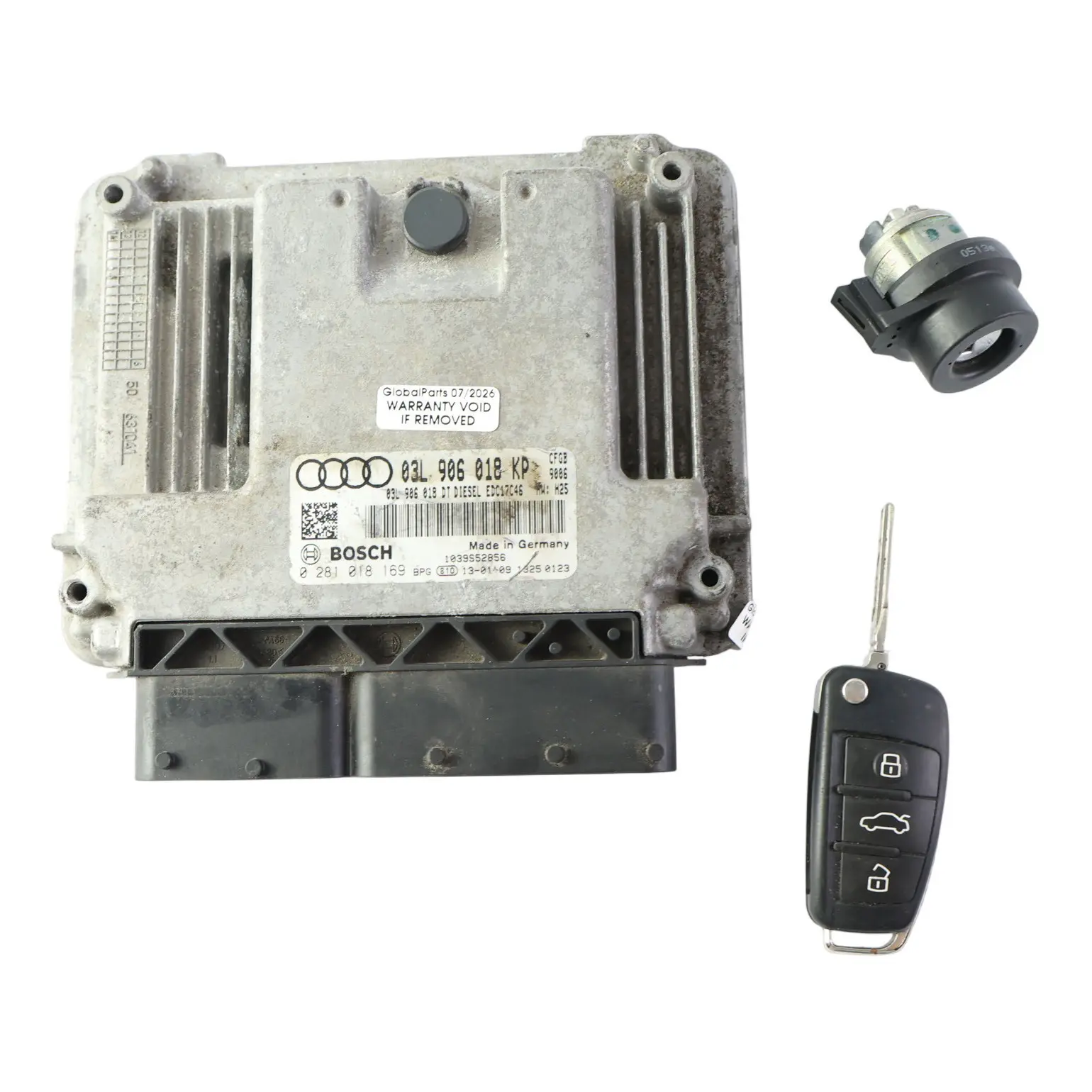 Audi TT 8J CFGB 2.0 TDI Quattro 170HP Kit ECU Motor 03L906018KP Automático