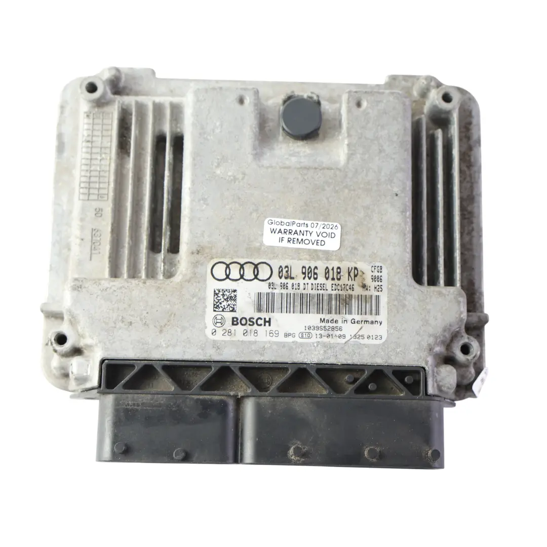 CFGB 2.0 TDI Quattro 170HP Centralina Automatico per Audi TT 8J con numero di parte 03L906018KP Audi TT 8J CFGB 2.0 TDI Quattro 170HP Centralina Automatico - SKU 03L906018KP-1 - Numero di parte 03L906018KP