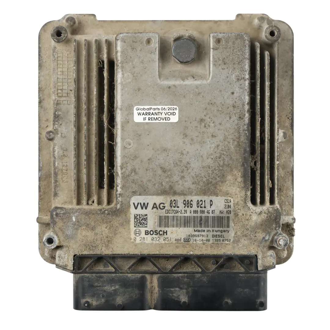 Volkswagen Crafter 2E 35 2.0 TDI CSLA 109HP Engine ECU Kit Manual - SKU 03L906021P-1 - Part number 03L906021P