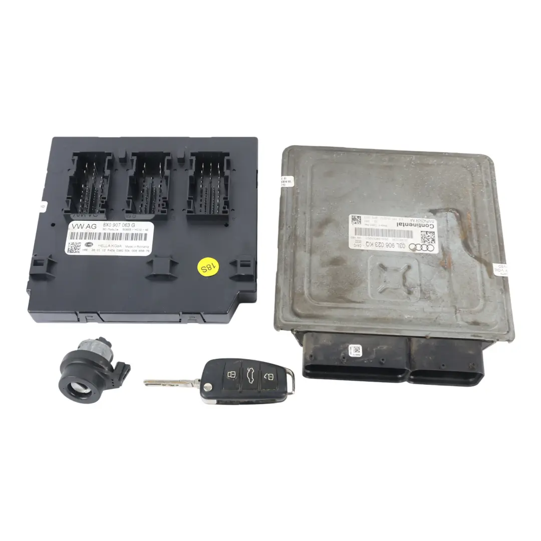 Audi A1 8X 1.6 TDI 105HP CAYC Engine Control ECU Kit BCM Key Manual - SKU 03L906023KQ - Part number 03L906023KQ