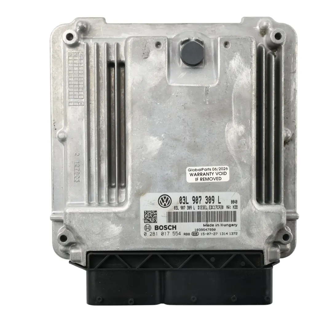 CAAB 102HP ECU Motore Manuale per Volkswagen Transporter T6 2.0 TDI con numero di parte 03L907309L Volkswagen Transporter T6 2.0 TDI CAAB 102HP ECU Motore Manuale - SKU 03L907309L-1 - Numero di parte 03L907309L