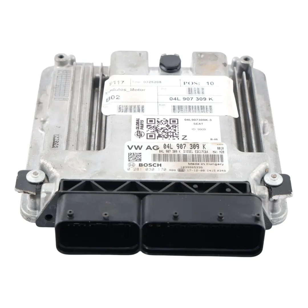 Seat Alhambra 7N Control Unit ECU 150 HP 2.0 Diesel Manual - SKU 04L907309K-3 - Part number 04L907309K