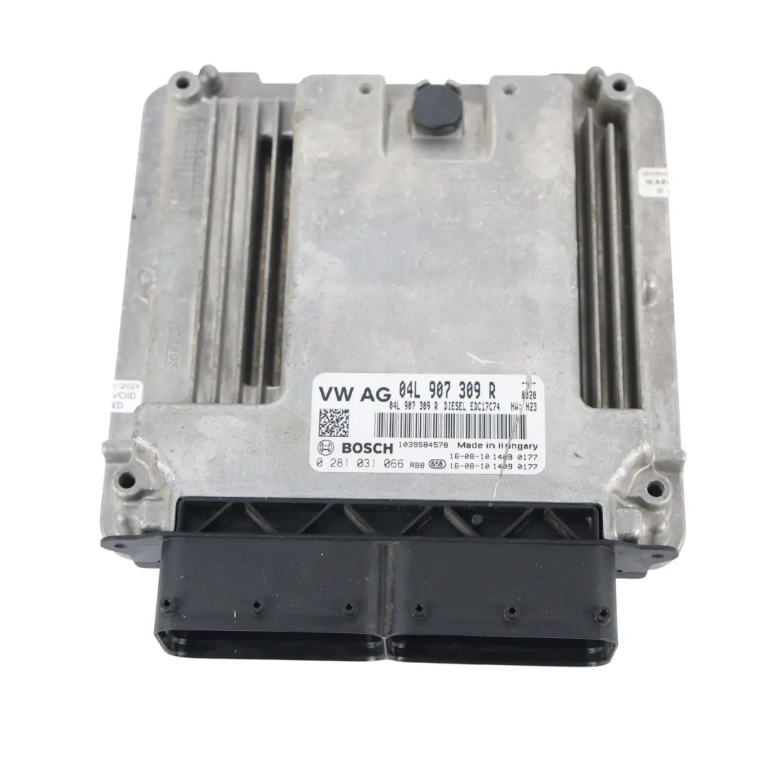 Audi A3 8V Motor Steuergerät ECU 150HP 2.0 TDI CRLB Manuell - SKU 04L907309R-11 - Teilenummer 04L907309R