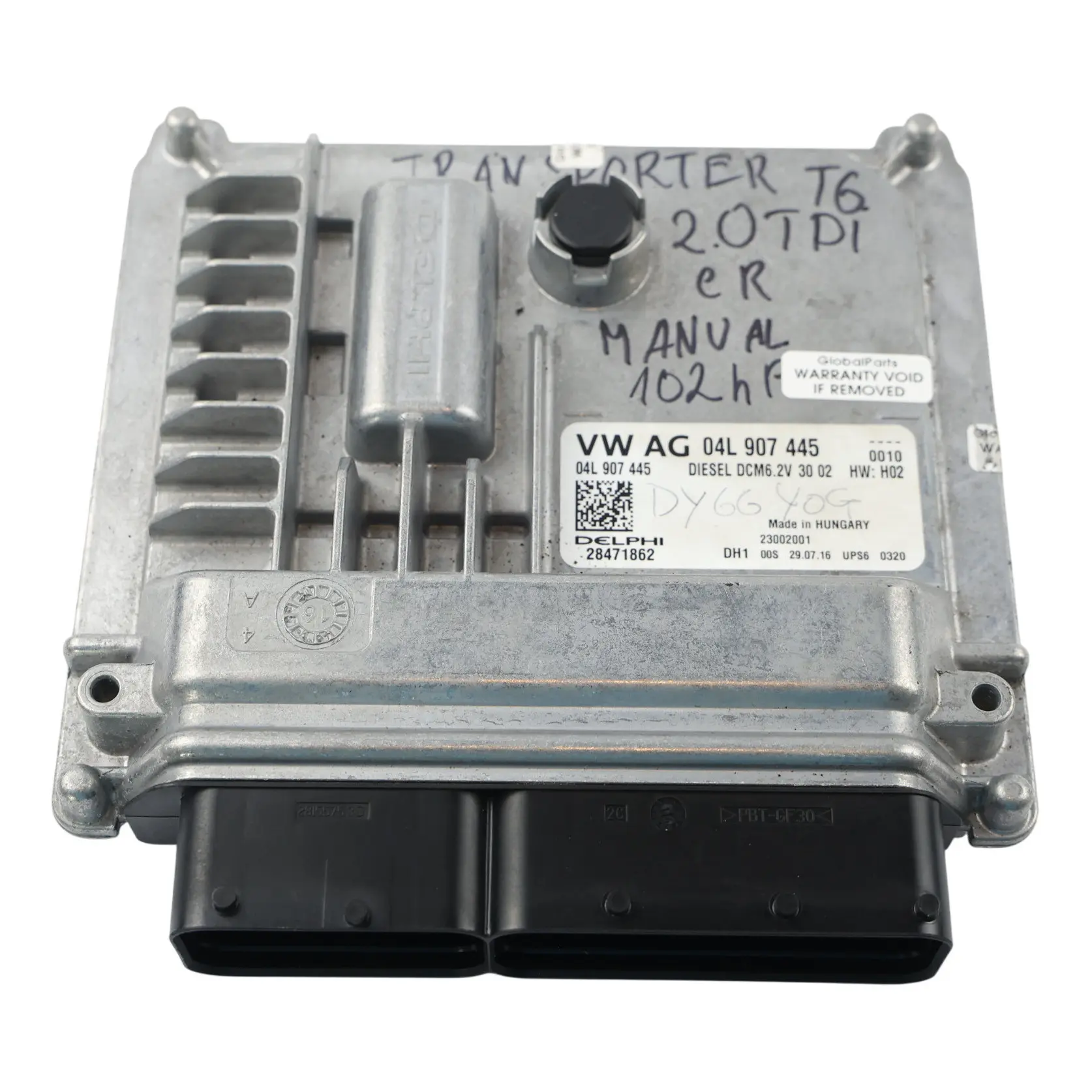 Volkswagen Transporter T6 ECU Motor 2.0 TDI 103HP Manual 04L907445