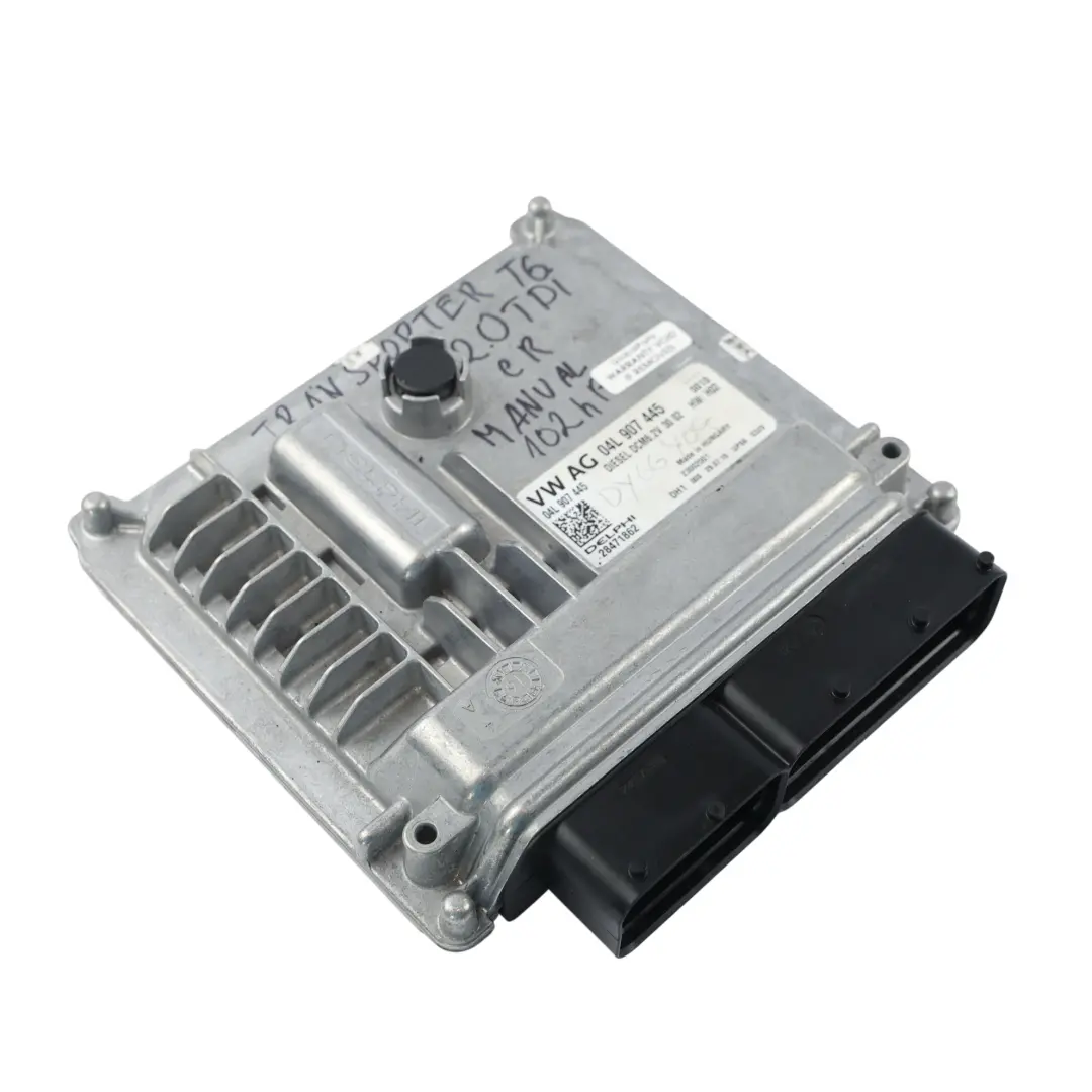 Calculateur Moteur ECU 2.0 TDI 103HP Manuel pour Volkswagen Transporter T6 à propos du numéro de pièce 04L907445 Volkswagen Transporter T6 Calculateur Moteur ECU 2.0 TDI 103HP Manuel - SKU 04L907445 - Numéro de pièce 04L907445