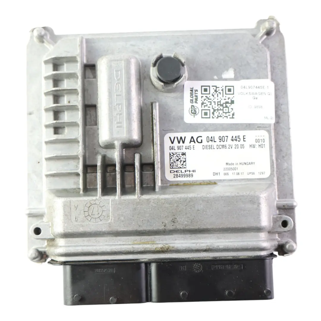 Control Unit ECU 115HP 1.6 TDI Diesel DDYA Manual to Audi Q2 GA Engine with Part number 04L907445E Audi Q2 GA Engine Control Unit ECU 115HP 1.6 TDI Diesel DDYA Manual - SKU 04L907445E-1 - Part number 04L907445E