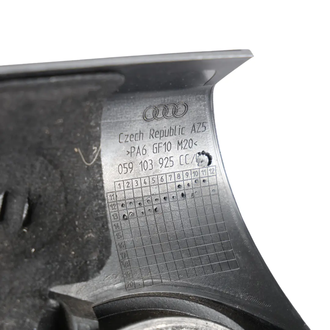 4G8 Colector Admisión Tapa Motor V6 TDI Logo para Audi A6 C7 A7 con número de pieza 059103925CC Audi A6 C7 A7 4G8 Colector Admisión Tapa Motor V6 TDI Logo - SKU 059103925CC - Número de pieza 059103925CC