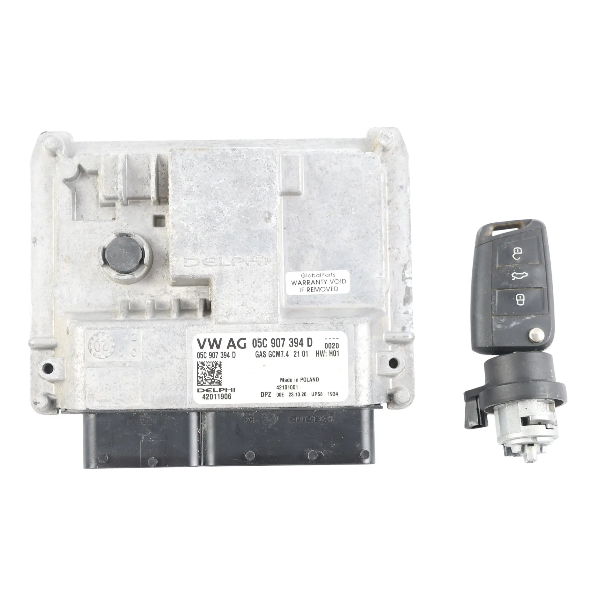 Audi A1 GB Mk2 Engine Module ECU Kit 1.0 TSI Petrol 110HP DLAA 05C907394D Manual