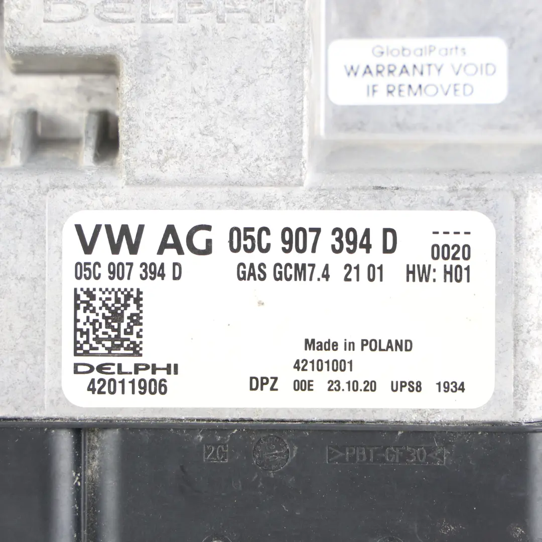 MK2 Motor Steuergerät ECU Kit 1.0 TSI Benzin 110HP Manuell für Audi A1 GB mit Teilenummer 05C907394D Audi A1 GB MK2 Motor Steuergerät ECU Kit 1.0 TSI Benzin 110HP Manuell - SKU 05C907394D-1 - Teilenummer 05C907394D