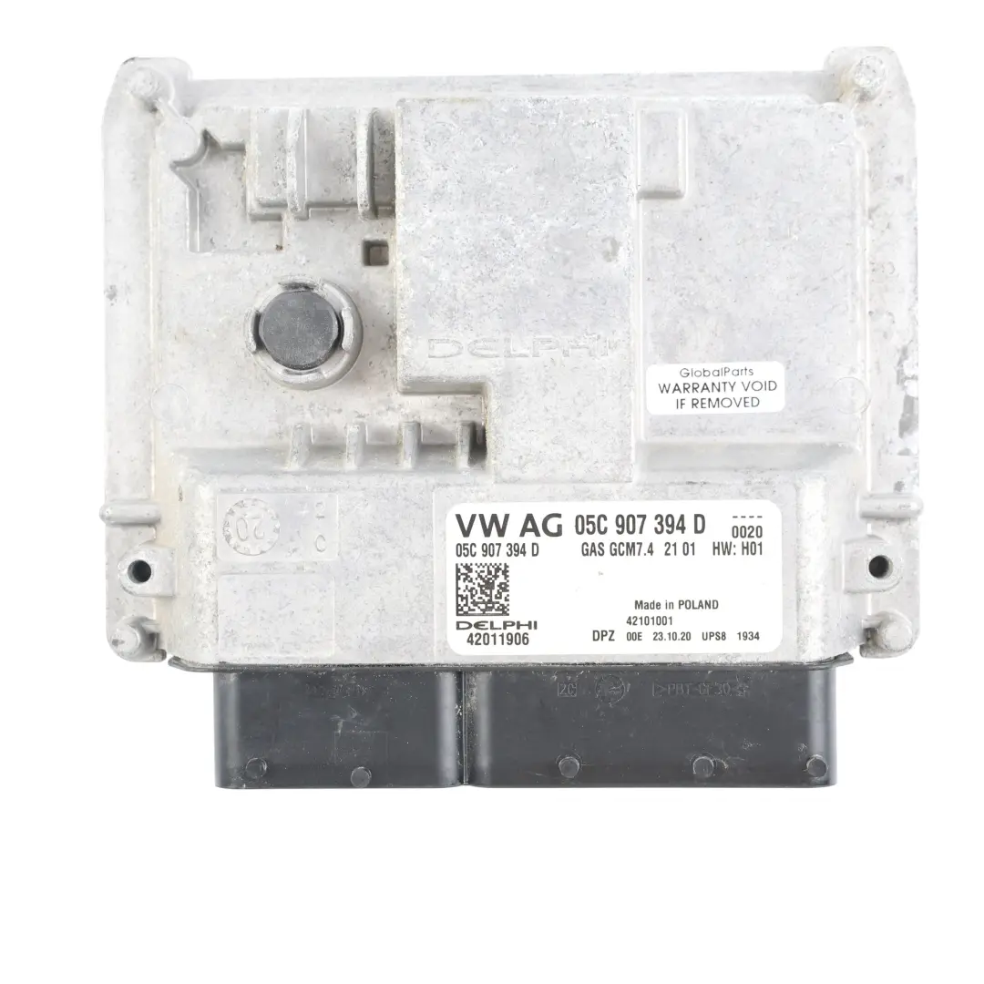 Audi A1 GB MK2 Motor Steuergerät ECU Kit 1.0 TSI Benzin 110HP Manuell - SKU 05C907394D-1 - Teilenummer 05C907394D