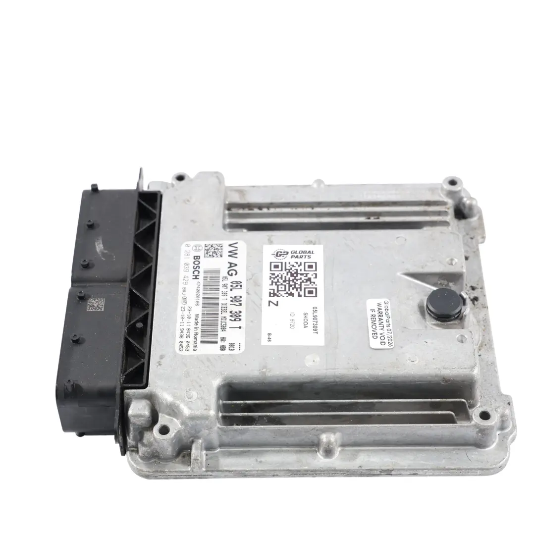Skoda Karoq Tiguan MK2 Módulo Control Motor Automático 2.0 TDI ECU - SKU 05L907309T - Número de pieza 05L907309T