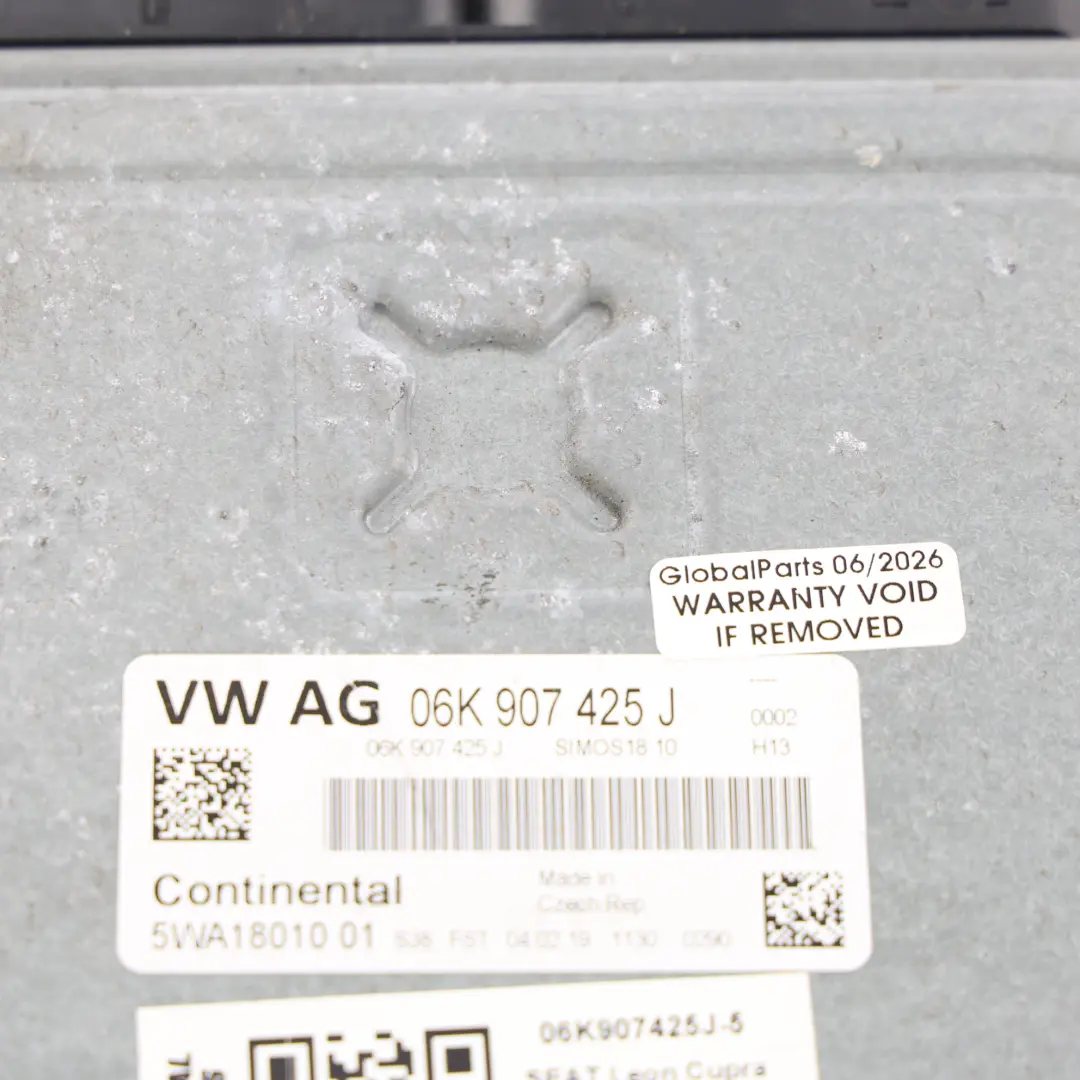 Seat Leon Cupra 5F 2.0 TFSI 290HP DNUC Engine ECU Module Dual Clutch - SKU 06K907425J-5 - Part number 06K907425J