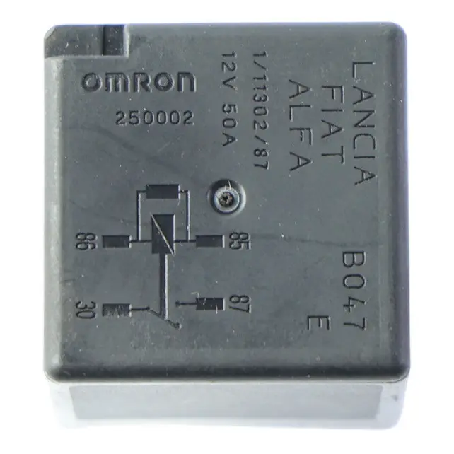 Opel Movano C Relè Unità 4-Pin 12V 50A Omron Nero 11130287