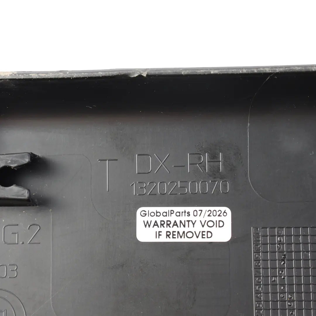Vauxhall Movano C Rear Side Body Moulding Trim Cover Right O/S Black - SKU 1320250070 - Part number 1320250070