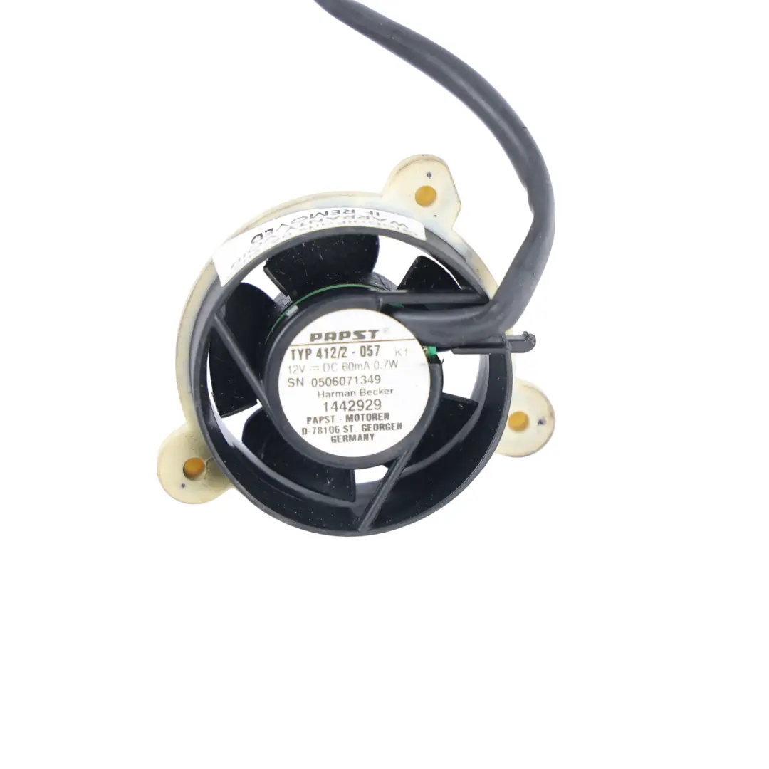 BMW E60 E61 E63 Wentylator Chłodzenia Radia CD - SKU 1442929 - Numer Części 1442929
