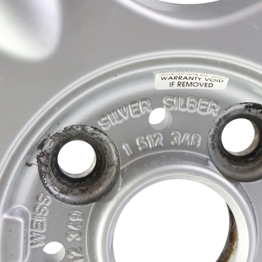 Alloy Rim 16 6,5J ET:48 5-Spider Spoke 83 to Mini Cooper One R50 Wheel with Part number 1512348 Mini Cooper One R50 Wheel Alloy Rim 16 6,5J ET:48 5-Spider Spoke 83 - SKU 1512348-5 - Part number 1512348