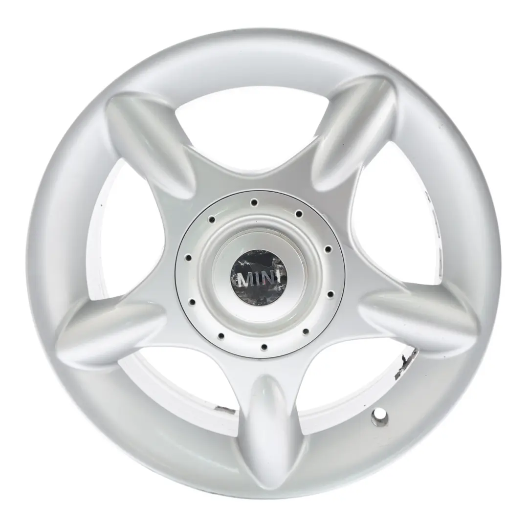 Alloy Rim 16" ET:48 6,5J 5-Spider Spoke 83 to Mini Cooper One R50 Wheel with Part number 1512348 Mini Cooper One R50 Wheel Alloy Rim 16" ET:48 6,5J 5-Spider Spoke 83 - SKU 1512348-6 - Part number 1512348