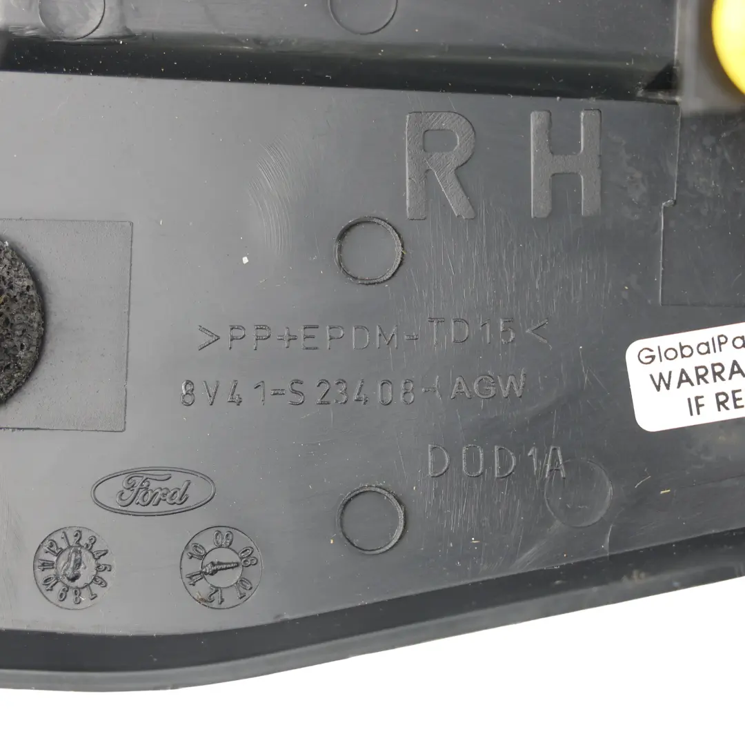 Mk1 Panel Moldura Puerta Delantera Derecha Negro 8V41-S23408-AGW para Ford Kuga con número de pieza 1674073 Ford Kuga Mk1 Panel Moldura Puerta Delantera Derecha Negro 8V41-S23408-AGW - SKU 1674073 - Número de pieza 1674073