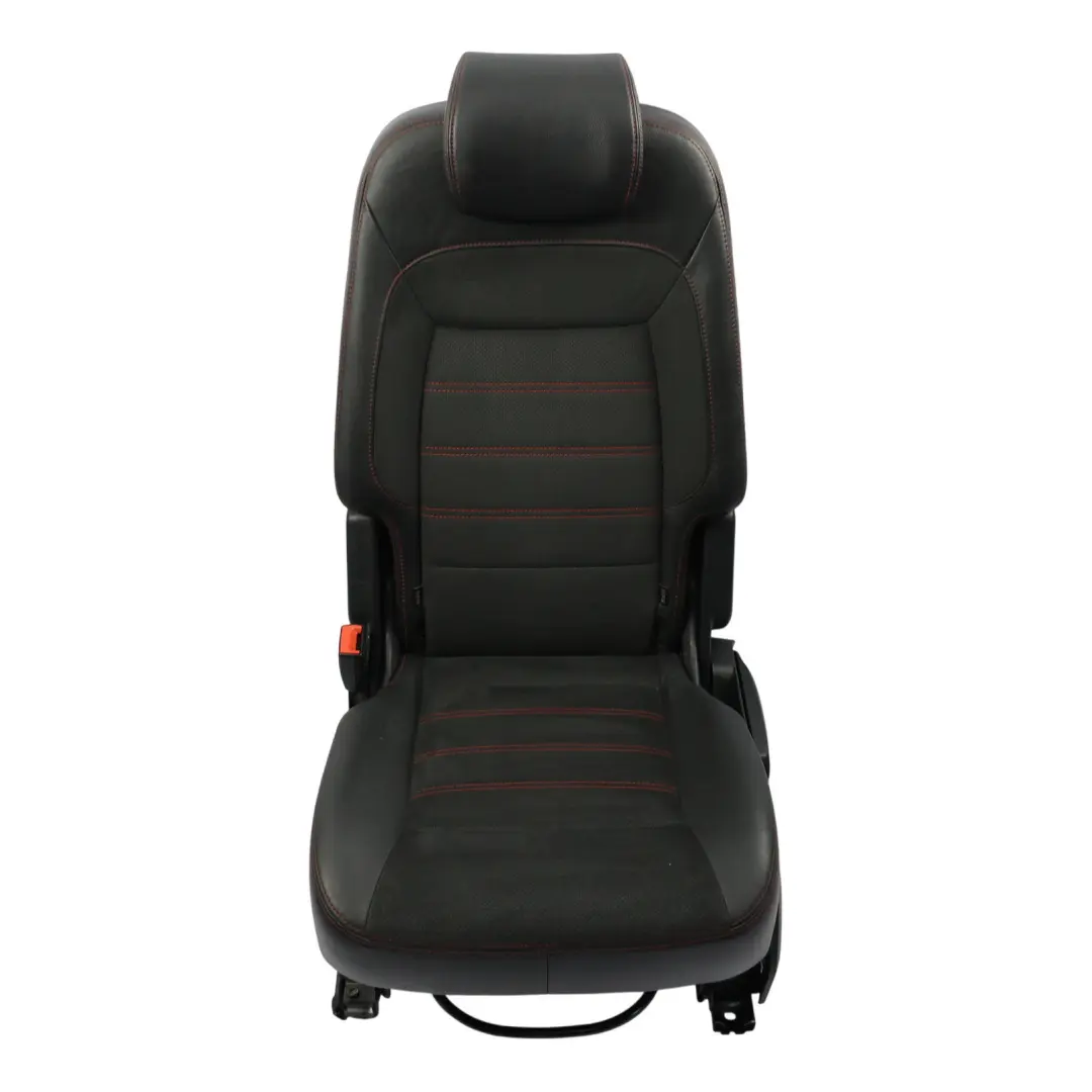 Ford S-Max Mk1 Rücksitz Links 2. Reihe Schwarz Rot Leder Alcantara - SKU 1679366-1 - Teilenummer 1679366