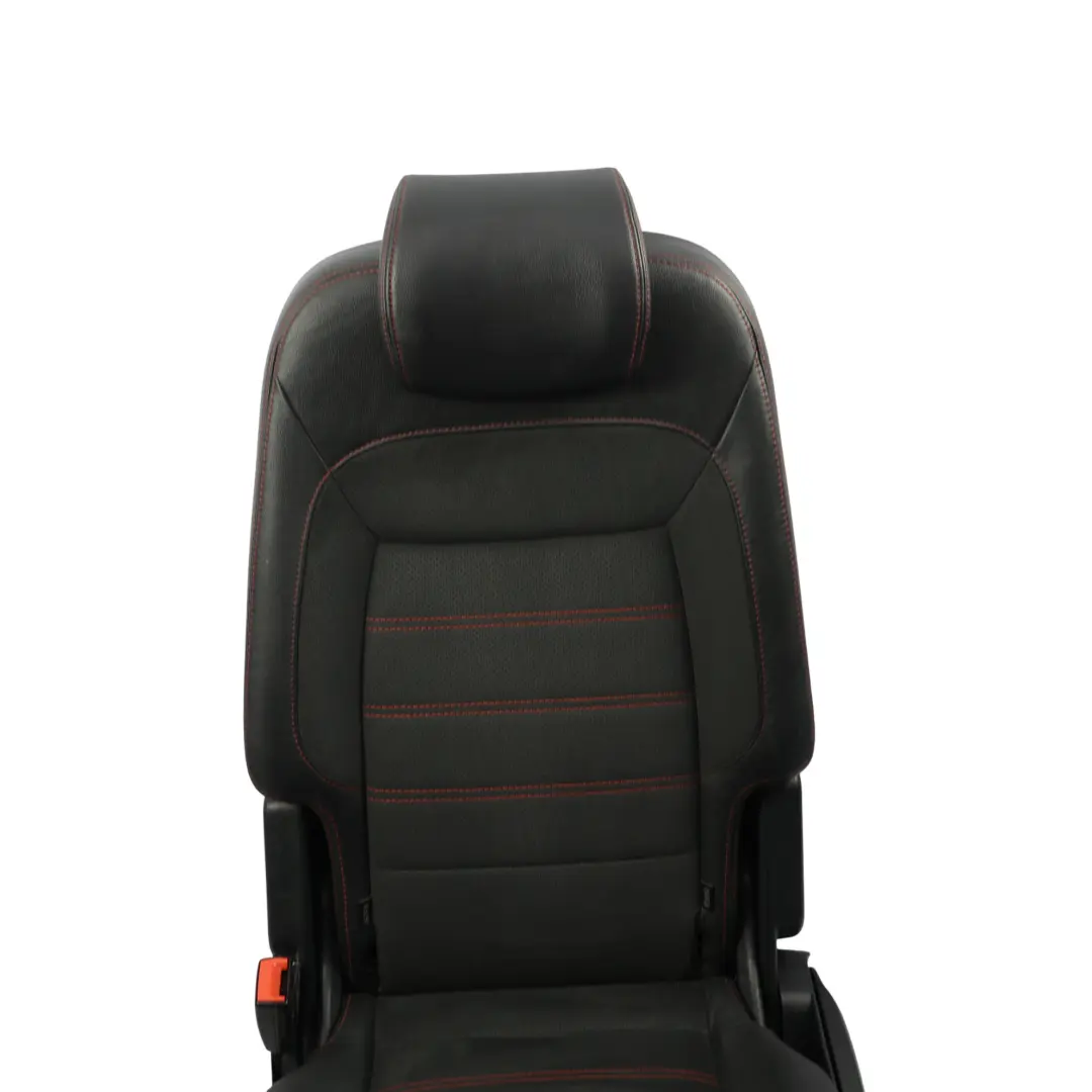 Ford S-Max Mk1 Rear Seat Left N/S Seat 2nd Row Black Red Leather Alcantara - SKU 1679366-1 - Part number 1679366