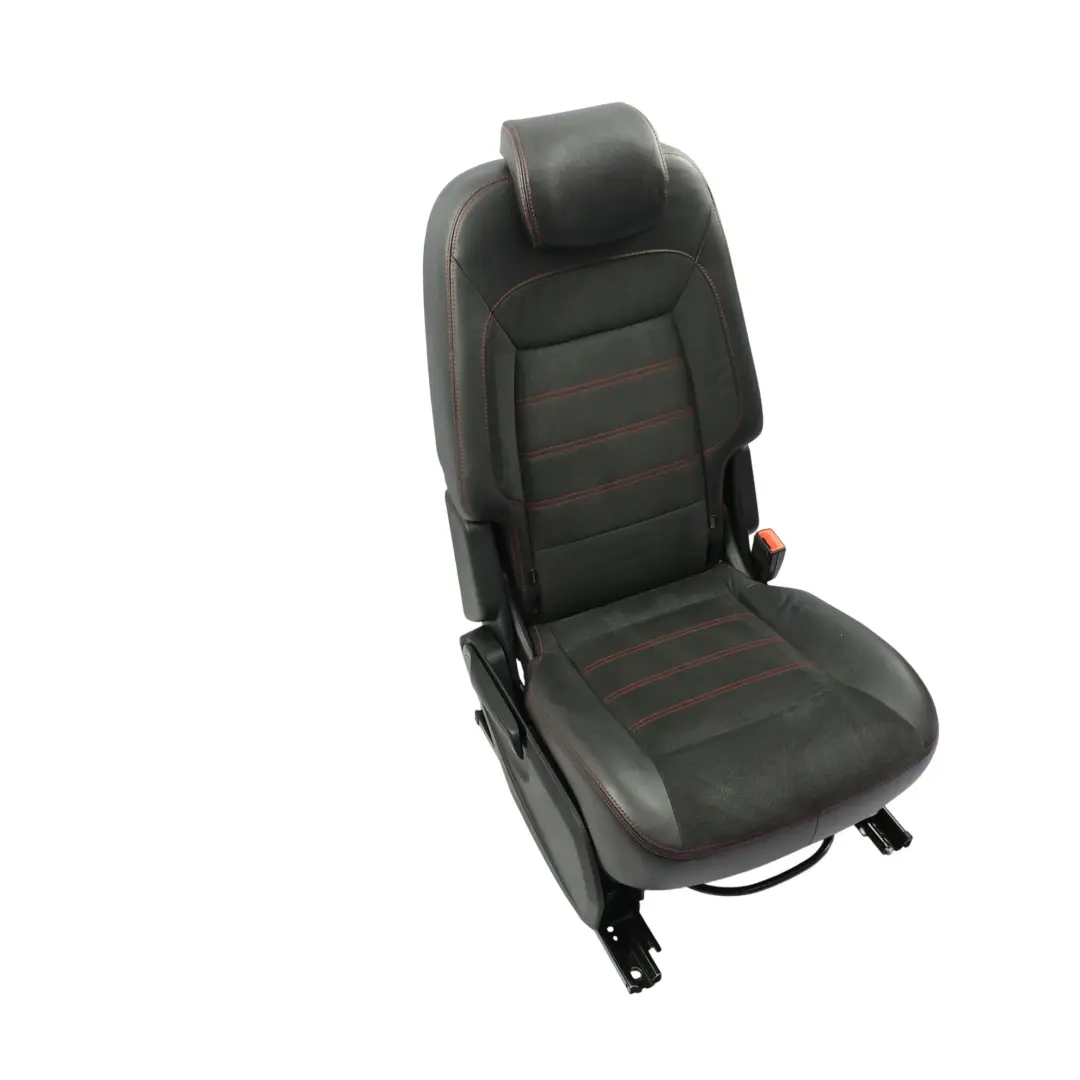 MK1 Asiento Trasero Derecho 2ª Fila Negro Rojo Cuero Alcantara para Ford S-Max con número de pieza 1679366 Ford S-Max MK1 Asiento Trasero Derecho 2ª Fila Negro Rojo Cuero Alcantara - SKU 1679366-3 - Número de pieza 1679366