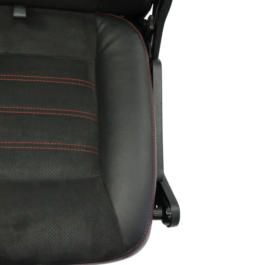 Ford S-Max Mk1 Sedile Posteriore Sinistro 3a Fila Pelle Nero Rosso Alcantara - SKU 1679763-1 - Numero di parte 1679763