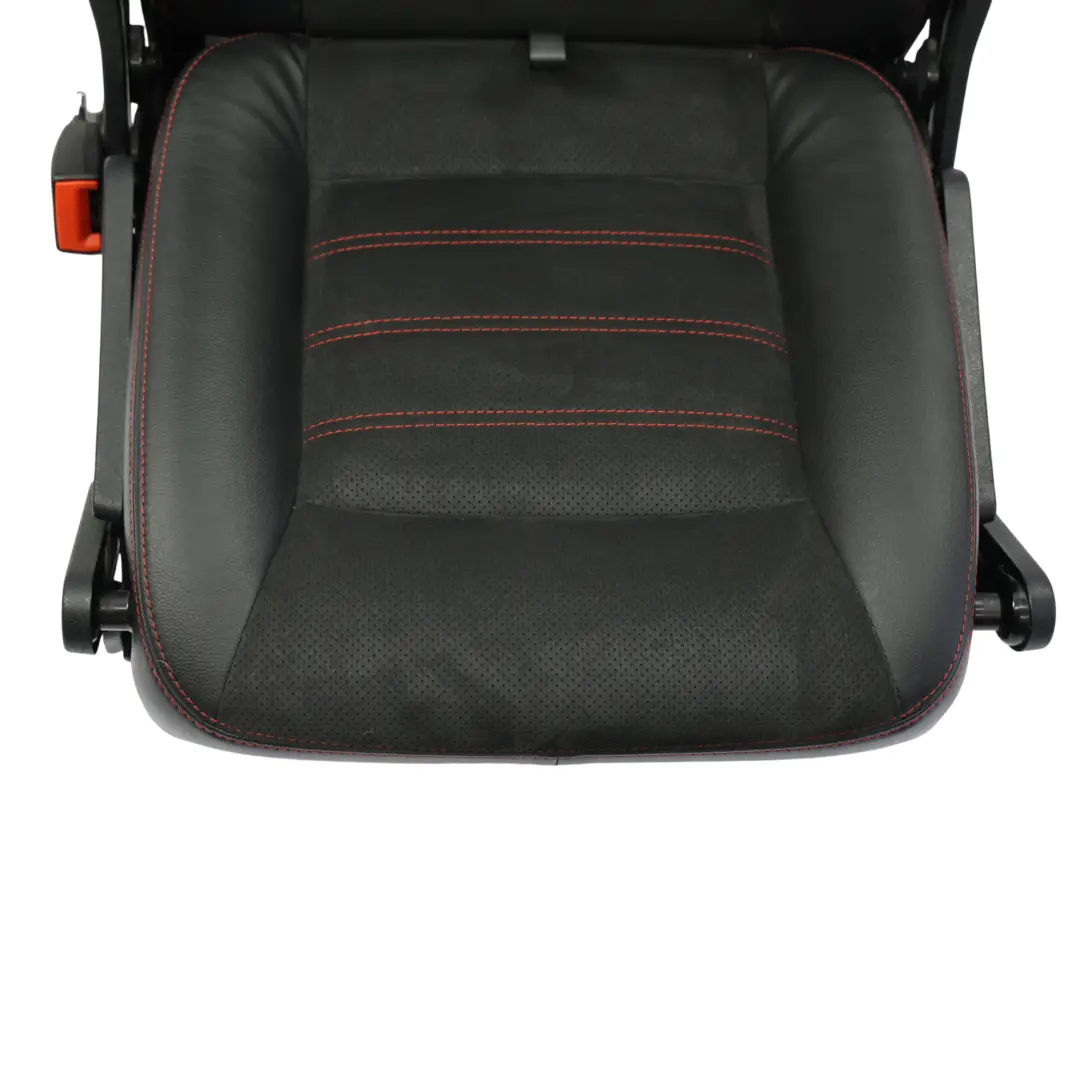 Ford S-Max MK1 Rücksitz Links 3. Reihe Schwarz Rot Leder Alcantara - SKU 1679763-1 - Teilenummer 1679763