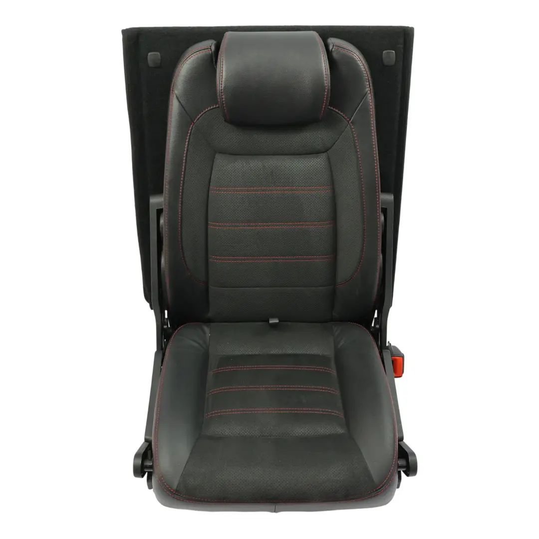Mk1 Siège Arrière Droit 3ème Rangée Cuir Alcantara Noir Rouge pour Ford S-Max à propos du numéro de pièce 1679763 Ford S-Max Mk1 Siège Arrière Droit 3ème Rangée Cuir Alcantara Noir Rouge - SKU 1679763-2 - Numéro de pièce 1679763