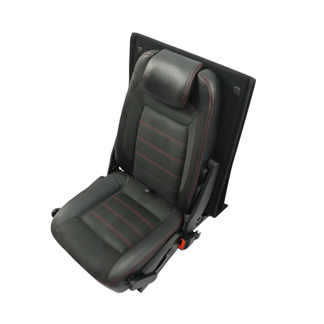 Mk1 Rear Seat Right O/S Seat 3rd Row Black Red Leather Alcantara to Ford S-Max with Part number 1679763 Ford S-Max Mk1 Rear Seat Right O/S Seat 3rd Row Black Red Leather Alcantara - SKU 1679763-2 - Part number 1679763