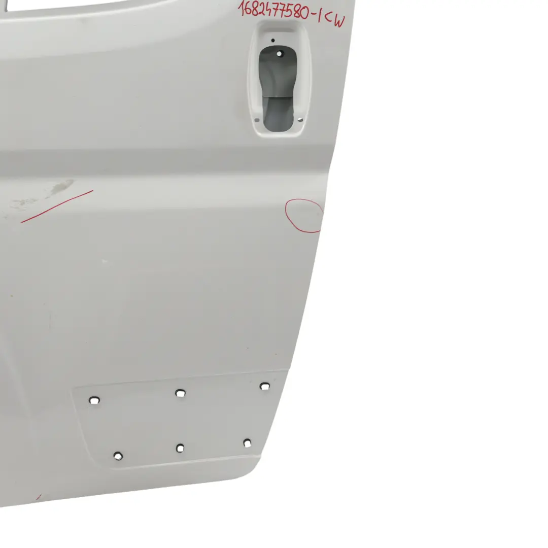 Front Door Left N/S Covering Panel Ice White - 389 to Vauxhall Movano C with Part number 1682477580 Vauxhall Movano C Front Door Left N/S Covering Panel Ice White - 389 - SKU 1682477580-ICW - Part number 1682477580