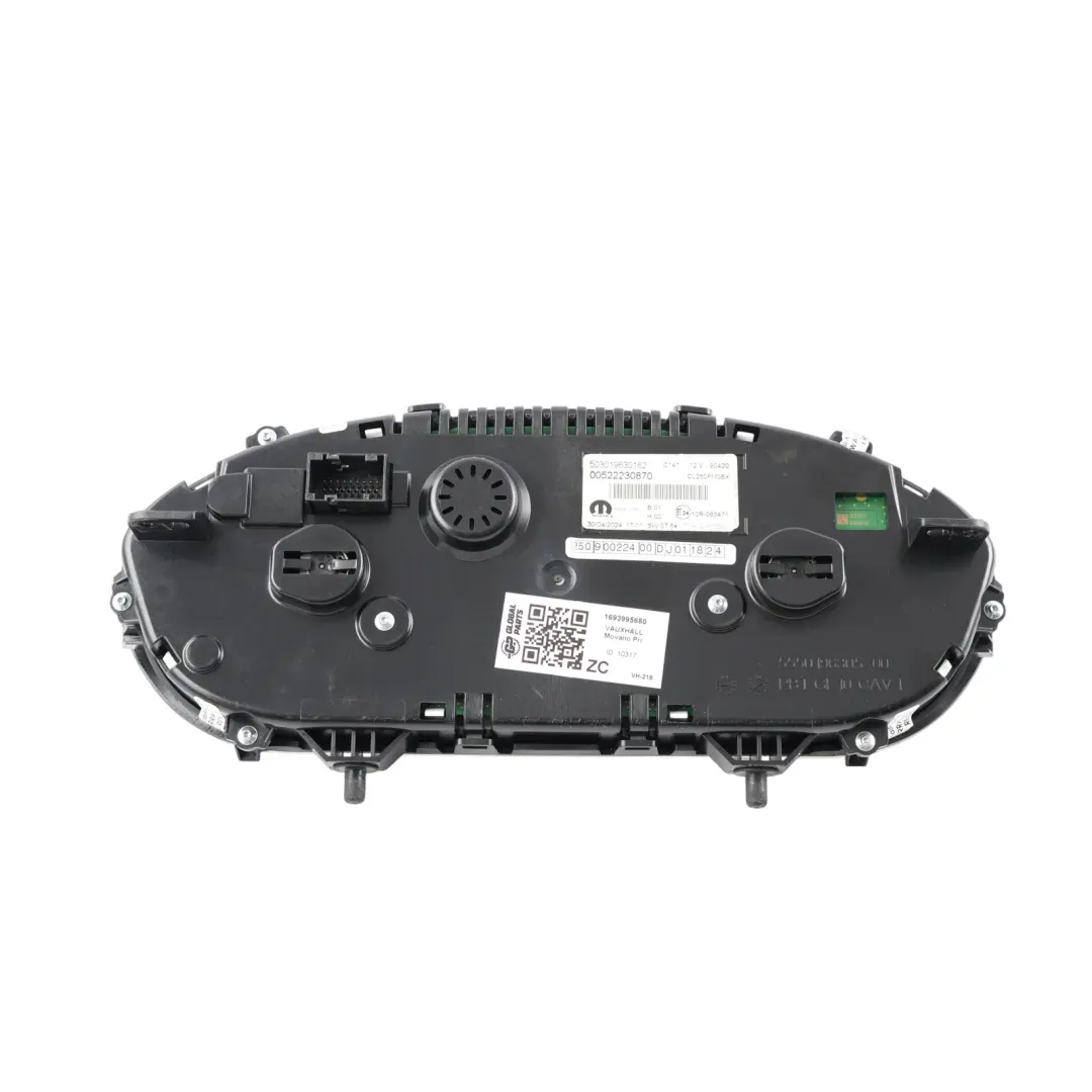 Vauxhall Movano C Instrument Cluster Speedo Clocks Diesel Manual - SKU RHD-1693995680 - Part number 1693995680